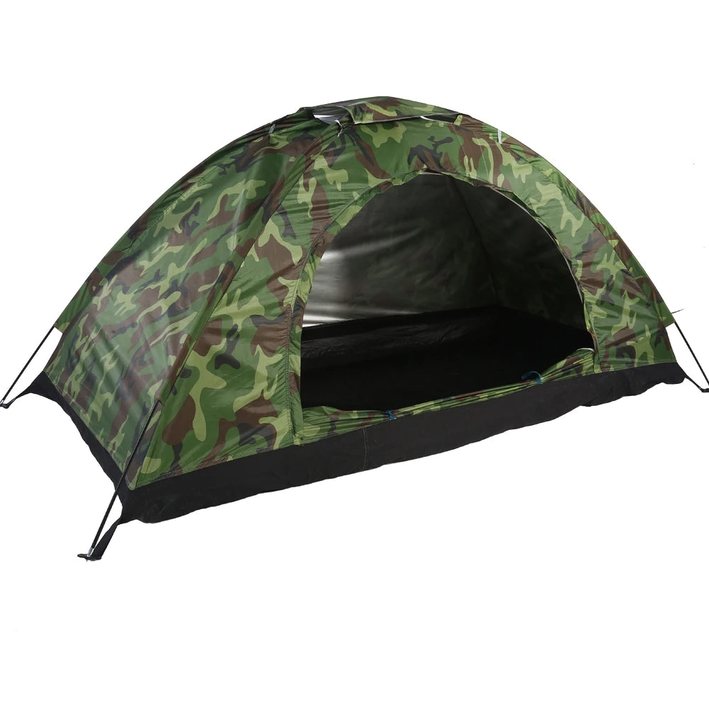 Camouflage Tent One Person Tent Outdoor Camouflage UV  Waterproof One Person Tent for Camping Hiking Tent Outdoor Tent
