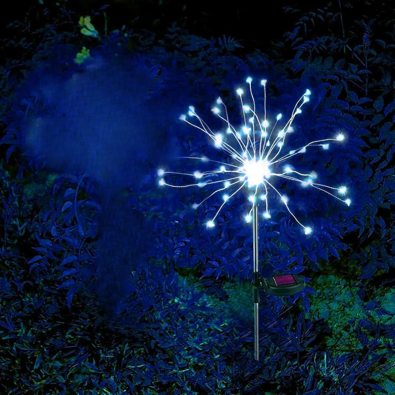 Solar Lights for Outdoor Garden LED Dandelion Lighting Stake Solar Firework Light for Lawn Decor Solar Garden Light