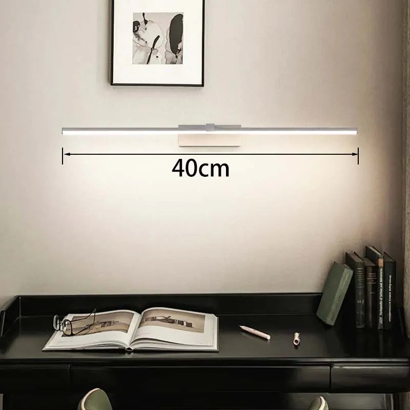 Modern LED Indoor Wall Lights, Bathroom Mirrors, Headlights, Study Rooms, Bedrooms, Waterproof, Creative Wall Lights, Lighting