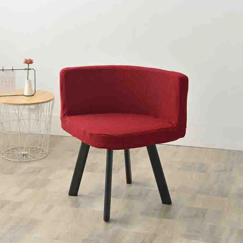 Stretch Triangle Chair Cover All-inclusive Protector Low Back Dining Chair Home Hotel Leisure Party Polar Fleece Chair Cover