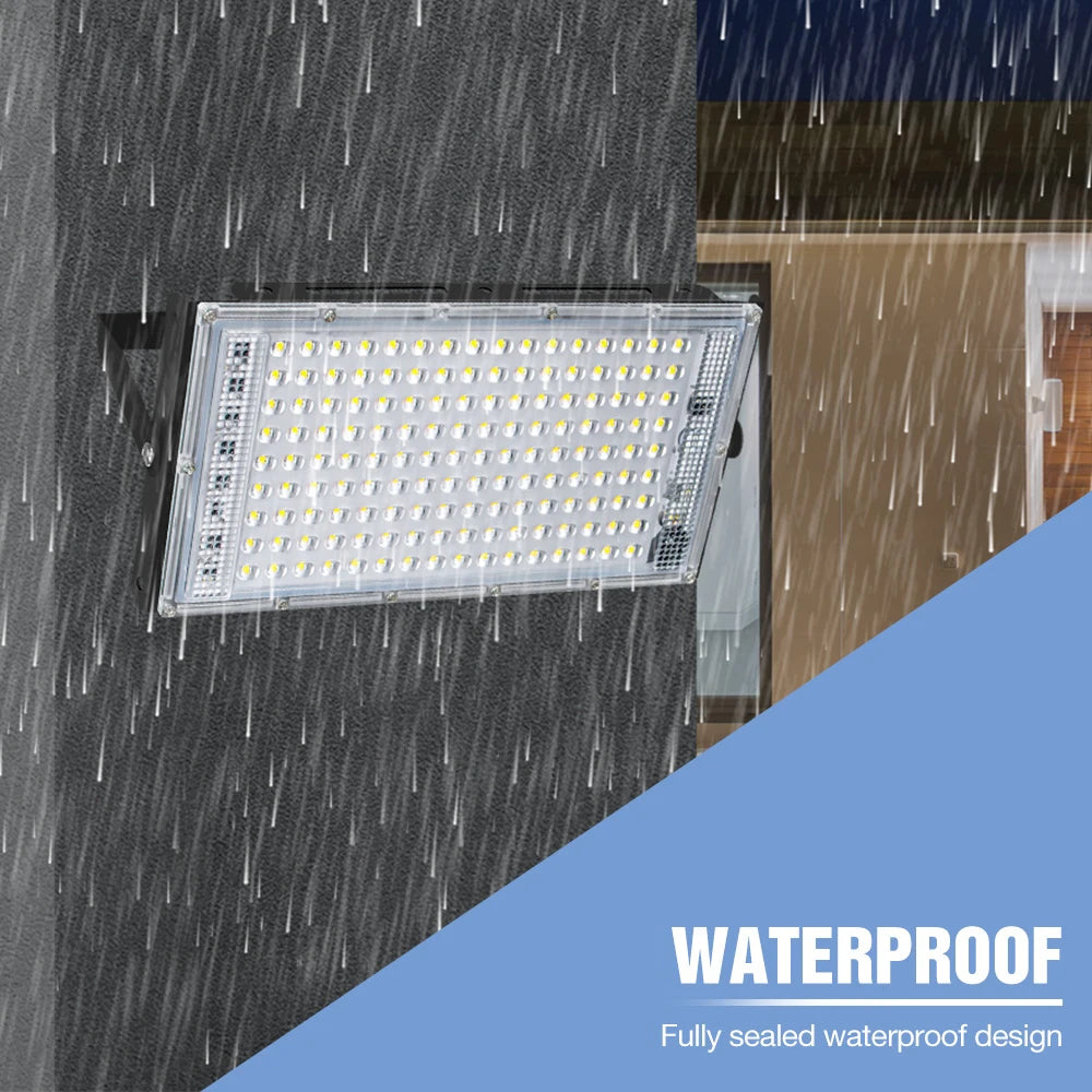 200W Outdoor LED Flood Light IP65 Waterproof Street Lamp 220V Spotlight Storage Room Corridor Gardn Lighting Cold/Warm White