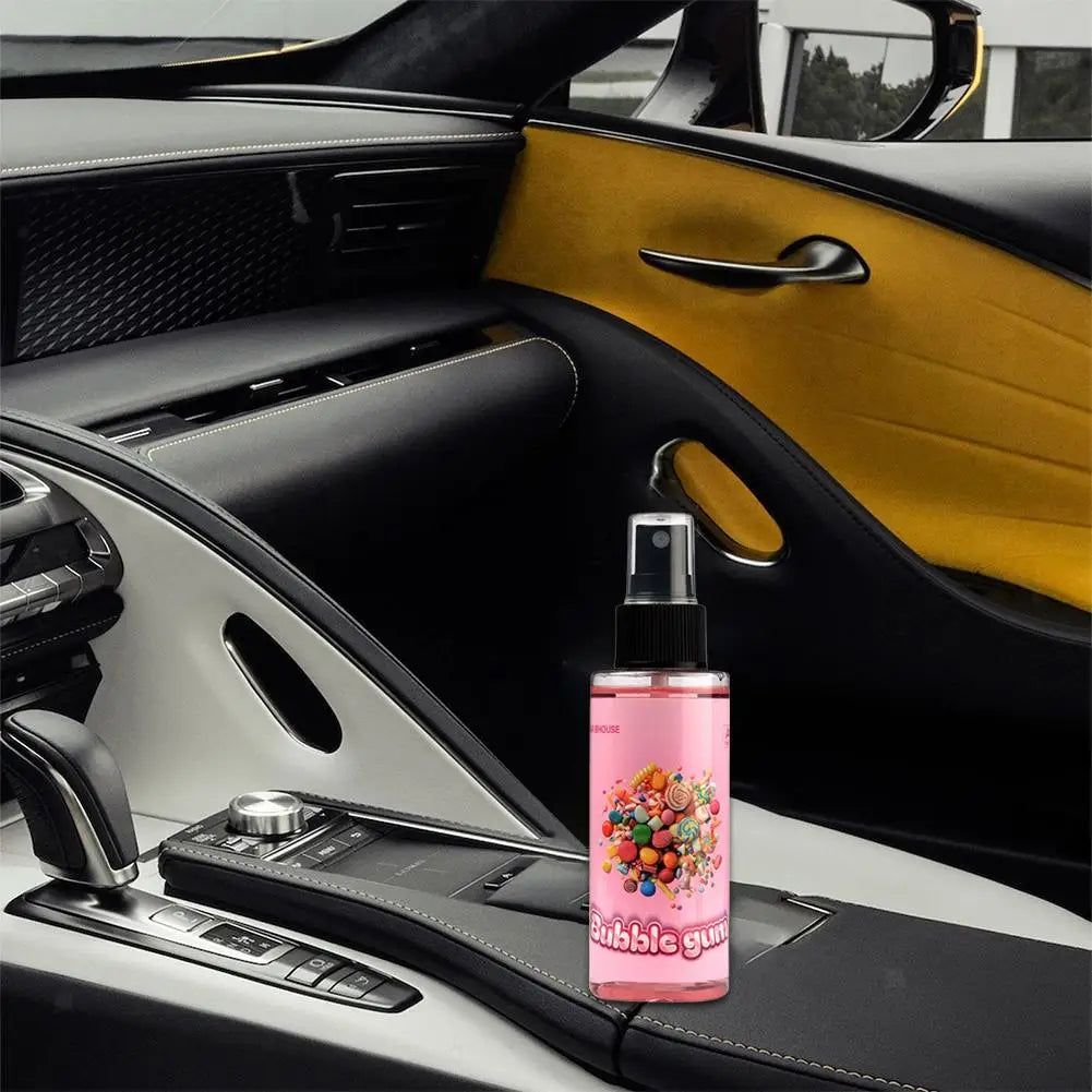 Car Air Freshener Spray Car Fragrance Long-Lasting Light Strawberry cake Scent Fresh Perfume Car Interior Deodorant Spray