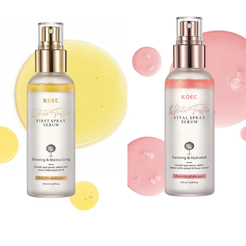 Korean White Truffle Extract First Spray Glowing Facial Serum Vitamin E Antioxidant Face Repair Essence Portable Skincare Makeup