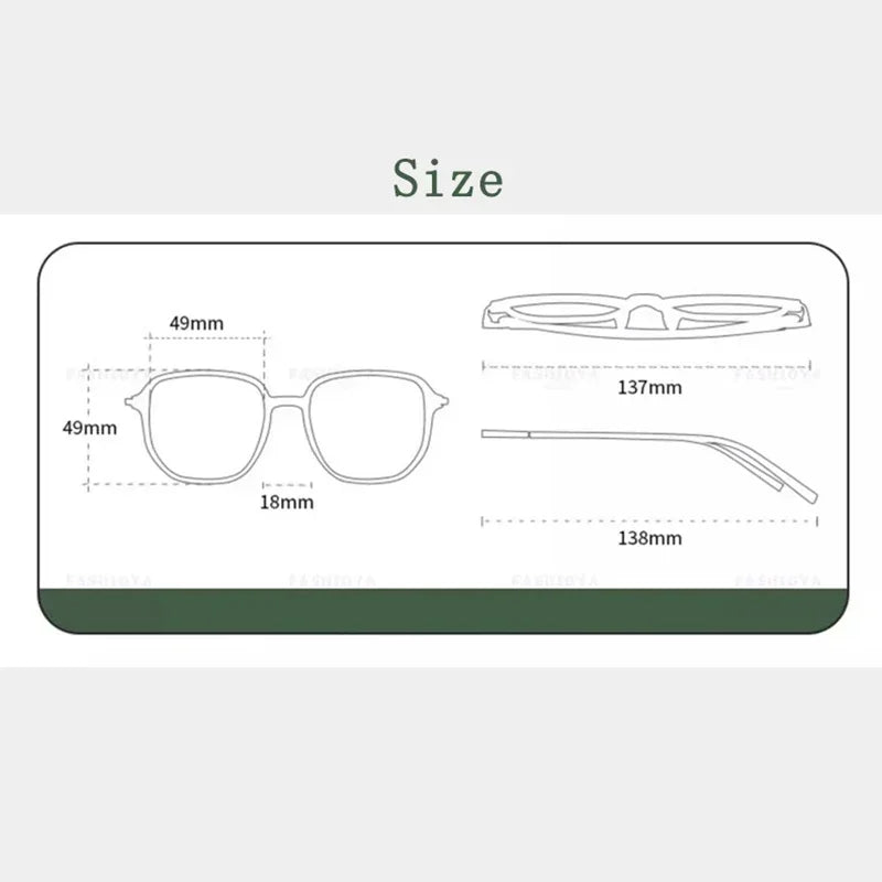 Women High Art Reading Glasses Ultra Light Fashion HD Presbyopia Eyeglasses Anti Blue Light Vintage Round Frame Men Eyewear