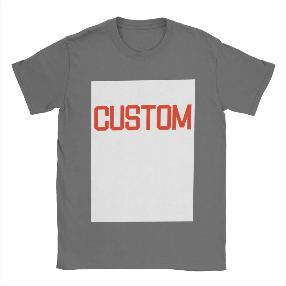 Premium Customized T Shirt Logo Picture Printing 100% Cotton Custom Brand T-Shirt Short Sleeved Print Your Own Design O Neck Tee