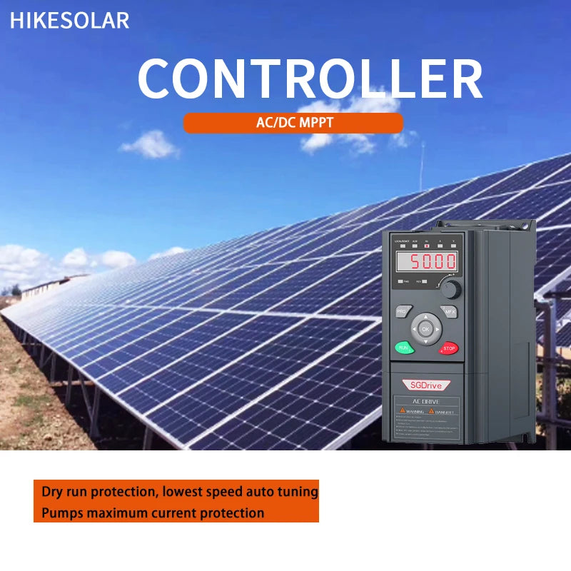 4" AC/DC Deep Well Solar Water Pump Outlet 2" Off Grid Solar 5.5HP 7.5HP 10HP 15HP Cell Deep Well Submersible Deep Foe Irrigatio