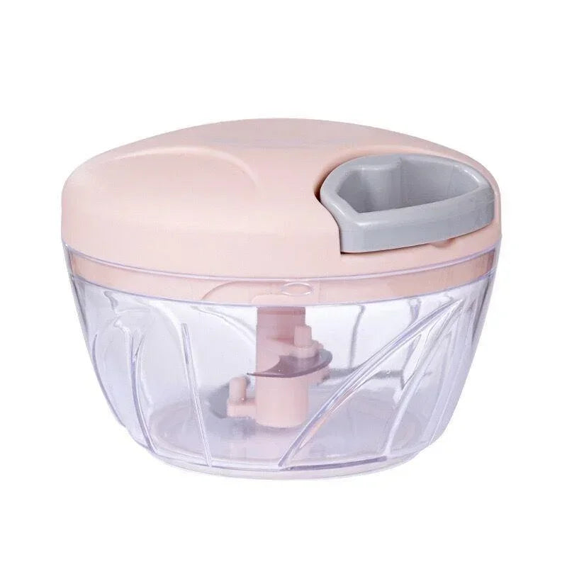 500/900ML Manual Meat Mincer Garlic Chopper Hand Pull Press Crusher Vegetable Grinder Chili Onion Cutter Kitchen Cooking Tools