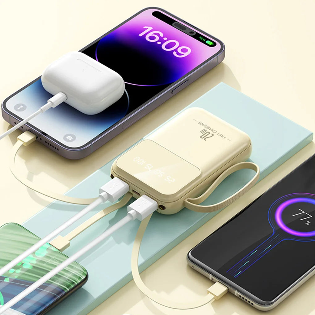 Portable Power Bank LED Indicators Power Bank For Phone Rapids Charging Power Bank Fast Charging 5000/10000/20000mah