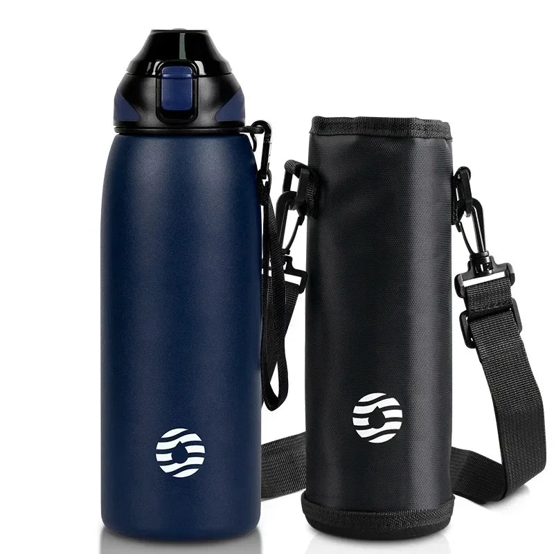 FEIJIAN 600/800/1000ml Travel Water Bottles Vacuum Sports Bottle Warm and Cold Drink Stainless Steel Vacuum Flask Portable