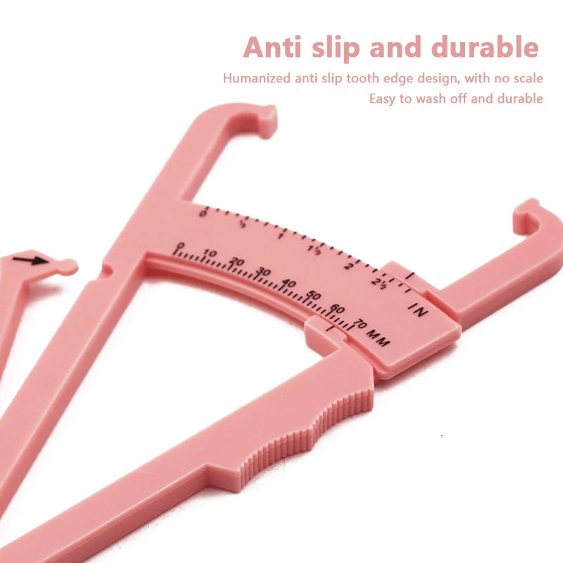 80mm Body Fat Caliper Adipometer Skinfold Measurement Slimming Lose Weight Body Fat Measure Tester Fitness Beauty Health Care