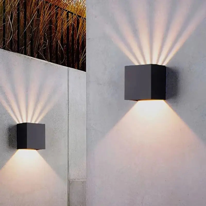 Outdoor Simple LED Wall Lamp Porch Garden Corridor Modern Indoor Wall Sconce Courtyard Landscape Lighting Waterproof IP65