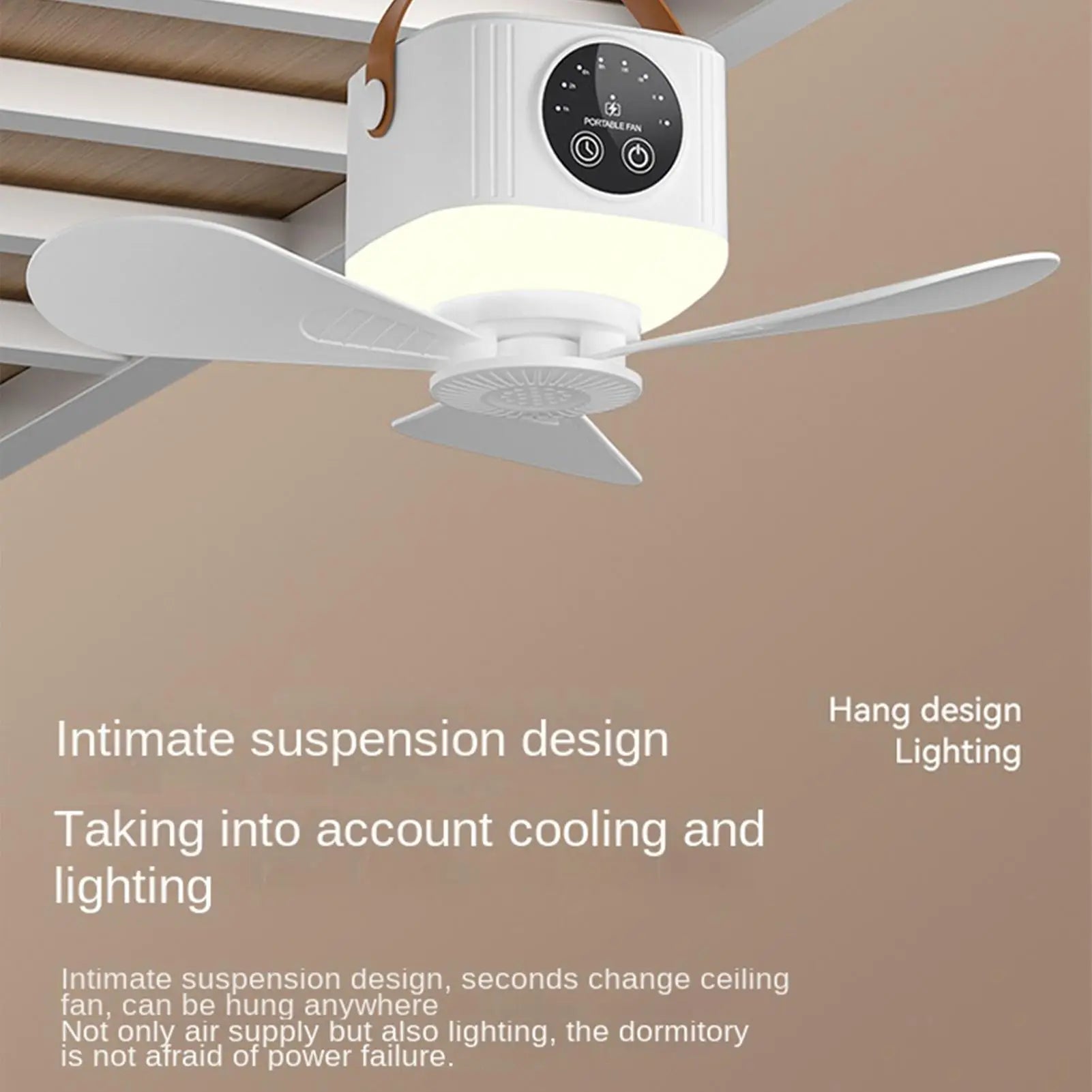Camping Fans For Tents Low Noise Portable With Remote Timer Camping Tent Fan For Outdoor Beach Rv Bedroom Travel Road Trip