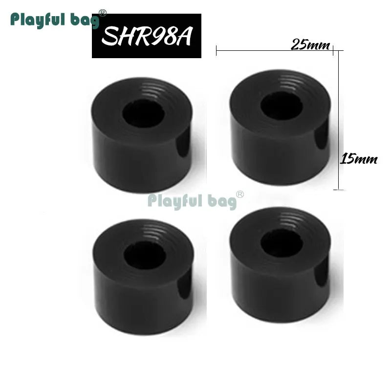 4-Wheel Skateboard Truck Mount - PU High Rebound Shock Absorber for Longboard Skateboard - Polyurethane Cushion Pads Set AMA65