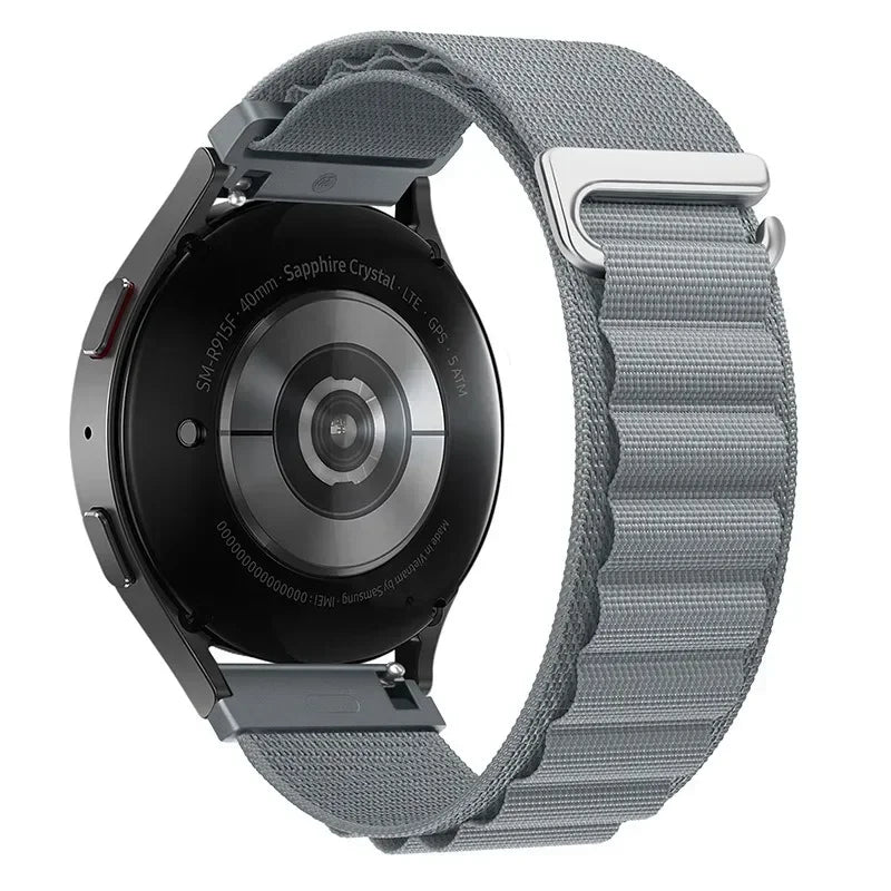 20mm 22mm Alpine Nylon Loop Band For Realme Watch 5/S/3 Oneplus Watch Lite/3/2/2R Comfortable Strap For Xiaomi Watch 5/S4-3-2-1