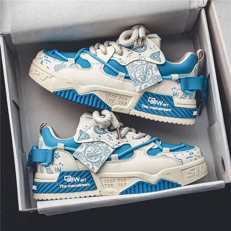 Men's Casual Sneakers Mesh Breathable Fashionable Lace Up Running Shoes 2026 Walking Daily Sneakers Jogging Training Footwear