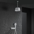 Brushed Gold Bathroom Shower Faucet Set 2 Way Rainfall Bathtub Mixer Hot Cold Water Mixed Tap ceiling arm Embedded Box