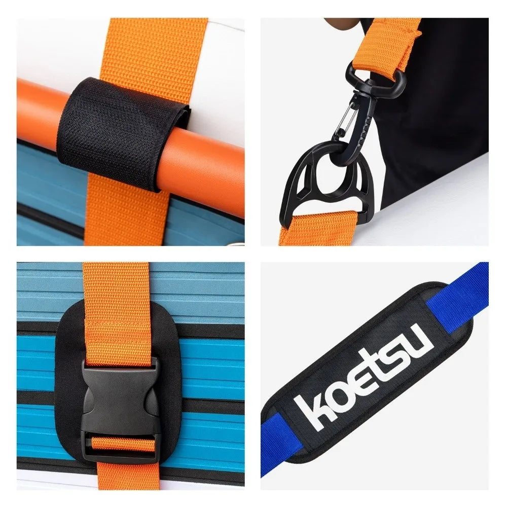 Portable SUP Carrying Strap Nylon Adjustable Length Paddle Board Carrier Durable Shoulder Sling Design Surfboard Shoulder Strap