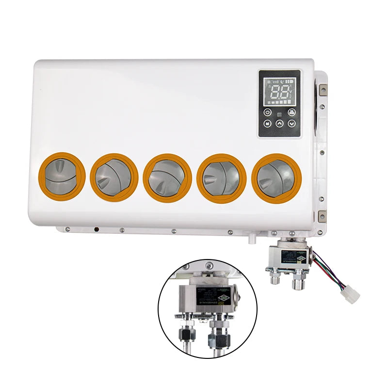 12V 24V Universal Refrigeration Automobile Air Conditioner Wall-mounted Evaporator Assembly For Engineering Vehicle Truck RV