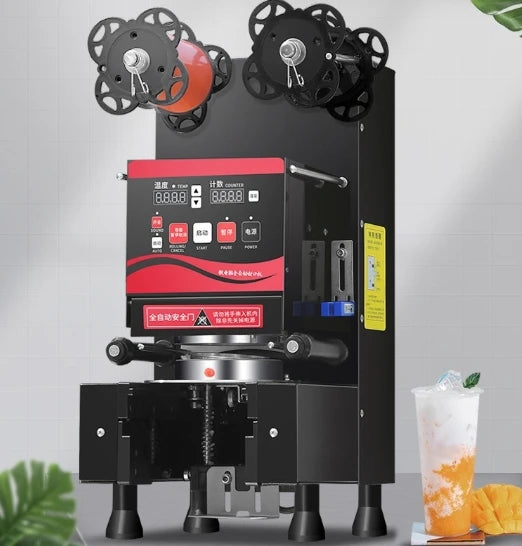 Tea Equipment Plastic Cup and Can Sealing Machine Automatic Sealer 110V 220V High Quality