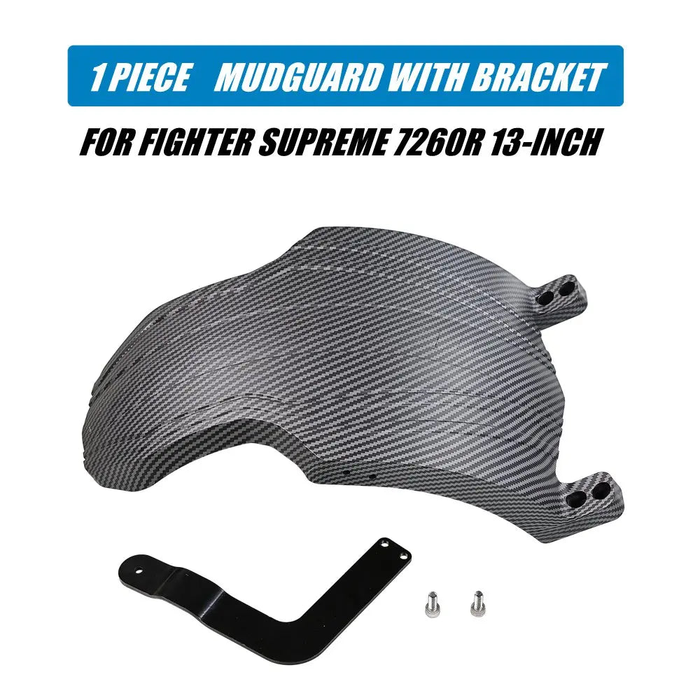 Original Mudguard for TEVERUN Electric Scooter FIGHTER SUPREME 7260R Fender of Both Front & Rear 13-Inch Motor Splash Guard