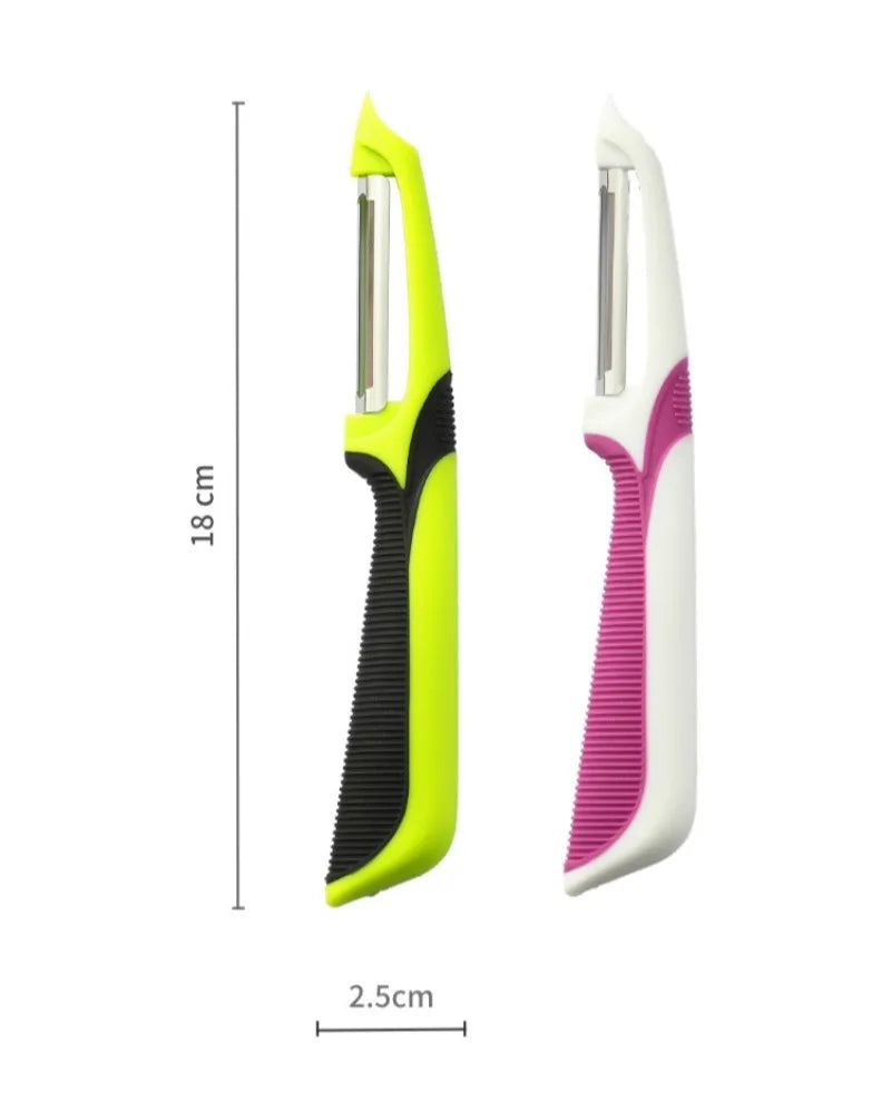 Reusable Kitchen Gadgets Stainless Steel Peeler Fruit Vegetables Cutter Peeling Knife