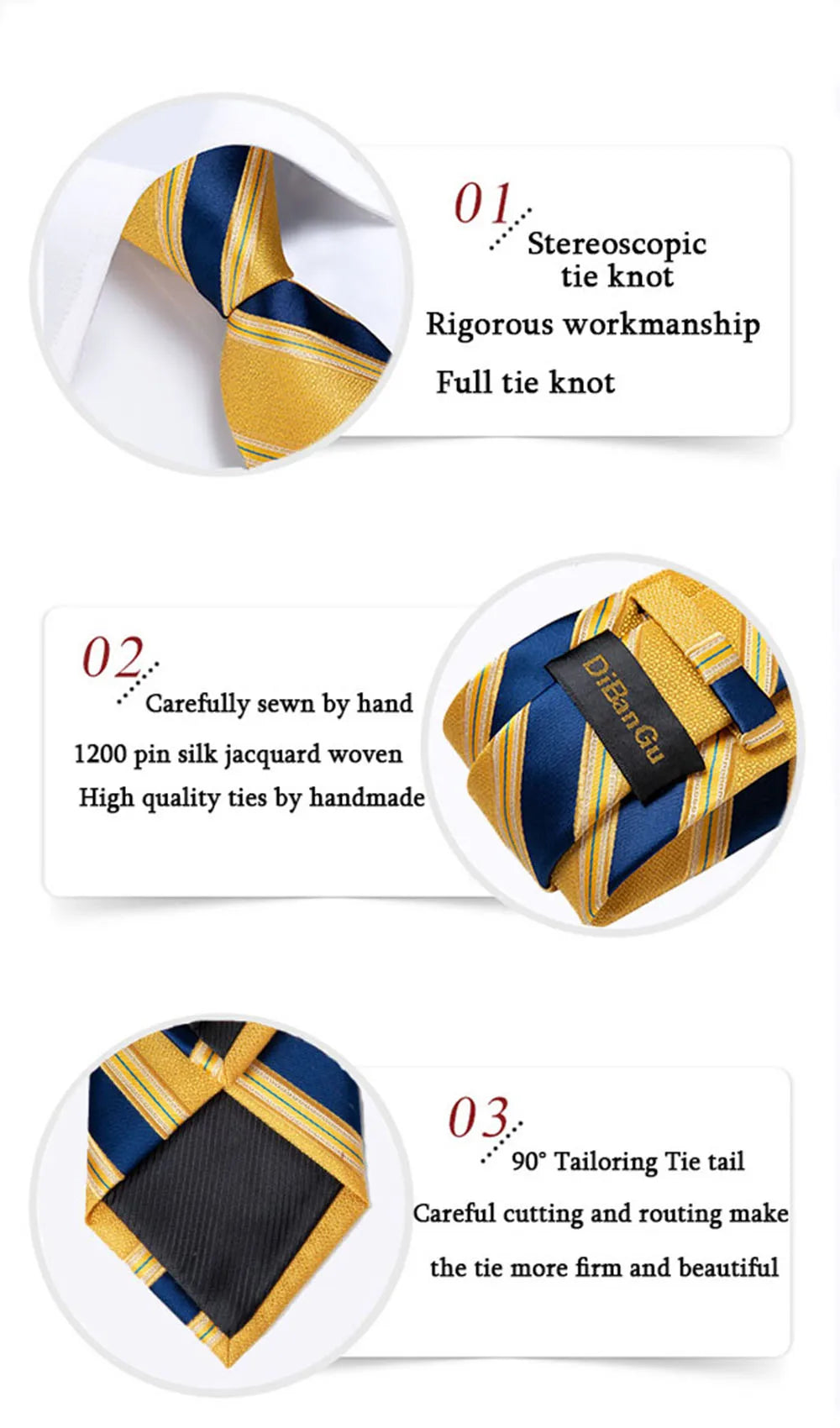 8cm Men's Polyester Ties Pocket Square Cufflinks Green Gold Paisley Wedding Party Accessories Necktie Gift
