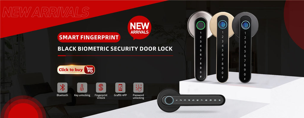 NAIERDI Smart Lock Cylinder Tuya App Fingerprint Password Unlock Electronic Door Lock Core Upgrade for Mechanical Home Lock