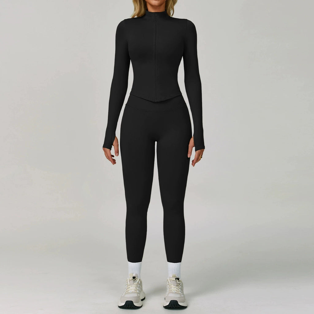 2/3PCS Seamless Sports Set  Yoga Suits  Women Tracksuit Gym Running Workout Clothes Sports Long Sleeve Leggings Yoga Clothing