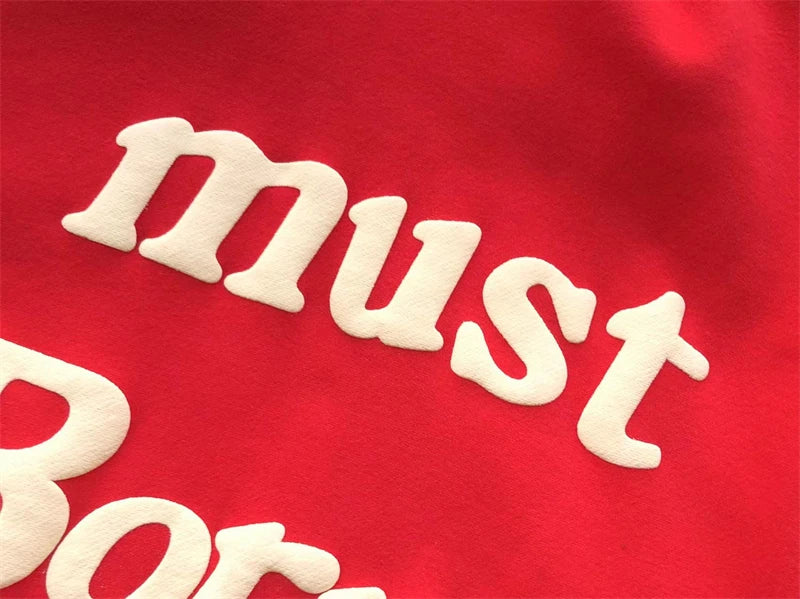 Foam Logo Ye Must Be Born Again Hoodie Men Women Best Quality Oversize Kanye West CPFM.XYZ Sweatshirts