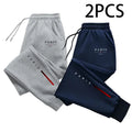 2 in 1 Sweatpants for Man Fall Winter Daily Casual Sporty Jogger Pants Paris Fashion Print Trousers Home Outdoor Comfort Bottoms