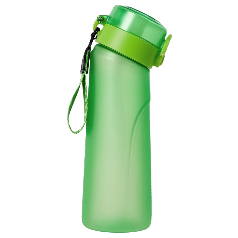 650ML Flavored Water Bottle Sports Drinking Bottle Fruit Fragrance Pods Water Cups for Outdoor Camping Gym Fitness Bottles