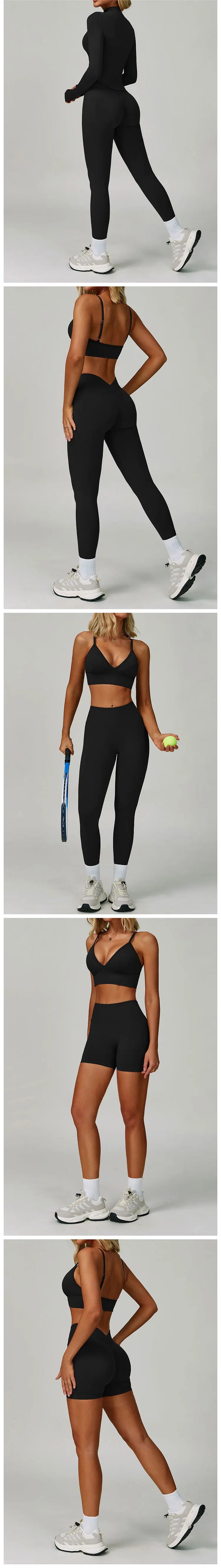 2/3PCS Seamless Sports Set  Yoga Suits  Women Tracksuit Gym Running Workout Clothes Sports Long Sleeve Leggings Yoga Clothing
