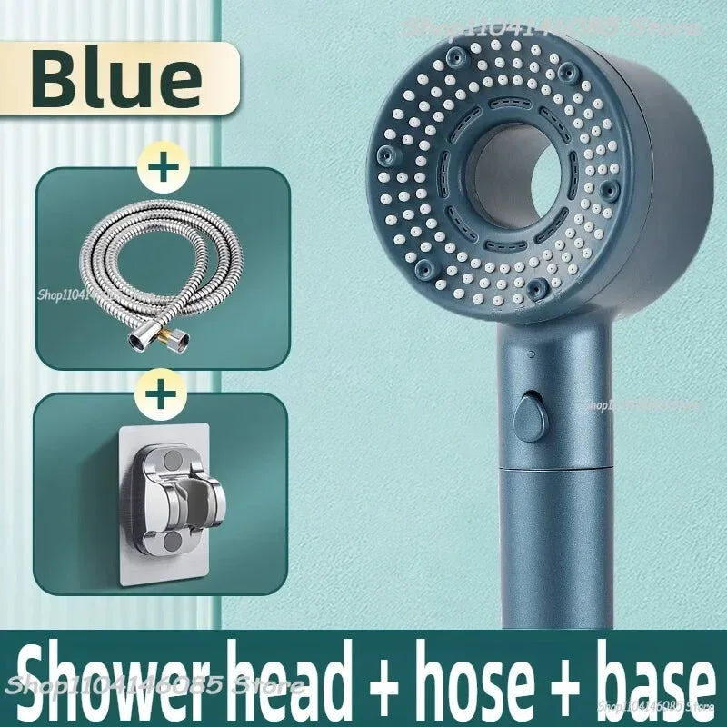 5 Modes Shower Head High Pressure Showerhead Portable Filter Rainfall Faucet Tap Bathroom Bath Home Bathroom Accessories