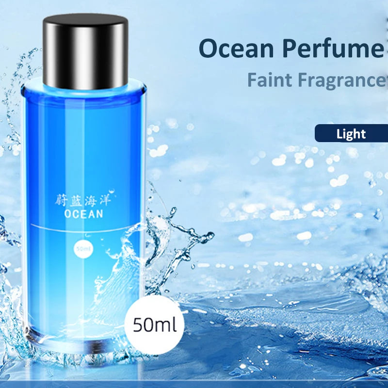 50ml Cologne Ocean Essential Oil for Car Aroma Diffuser Fruit Fragrance Air Fresheners for Cars Flavoring Oils