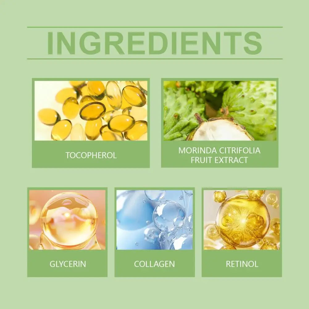 30ml Noni Fruit Face Serum Hydrating Moisturizing Fade Fine Lines Collagen Retinol Serum for Firming Anti-Aging Skincare ﻿