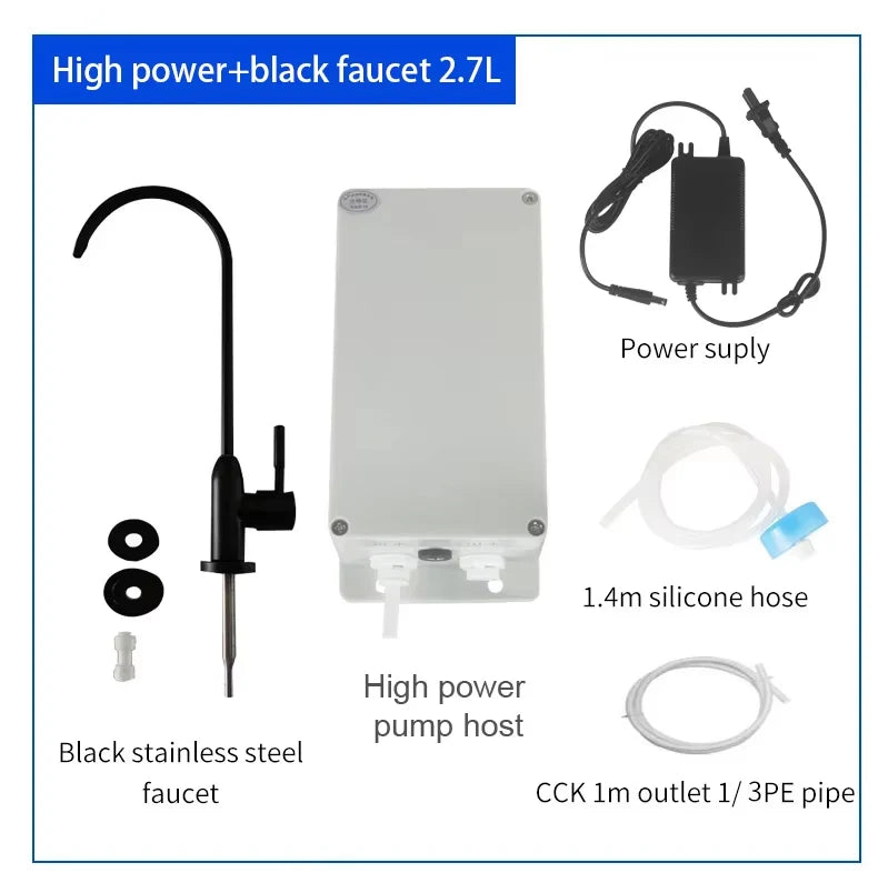 12V Electric Caravan Galley Water Pump 1.5 L/min Automatic Suction for Motorhome Boat Bottled Water System
