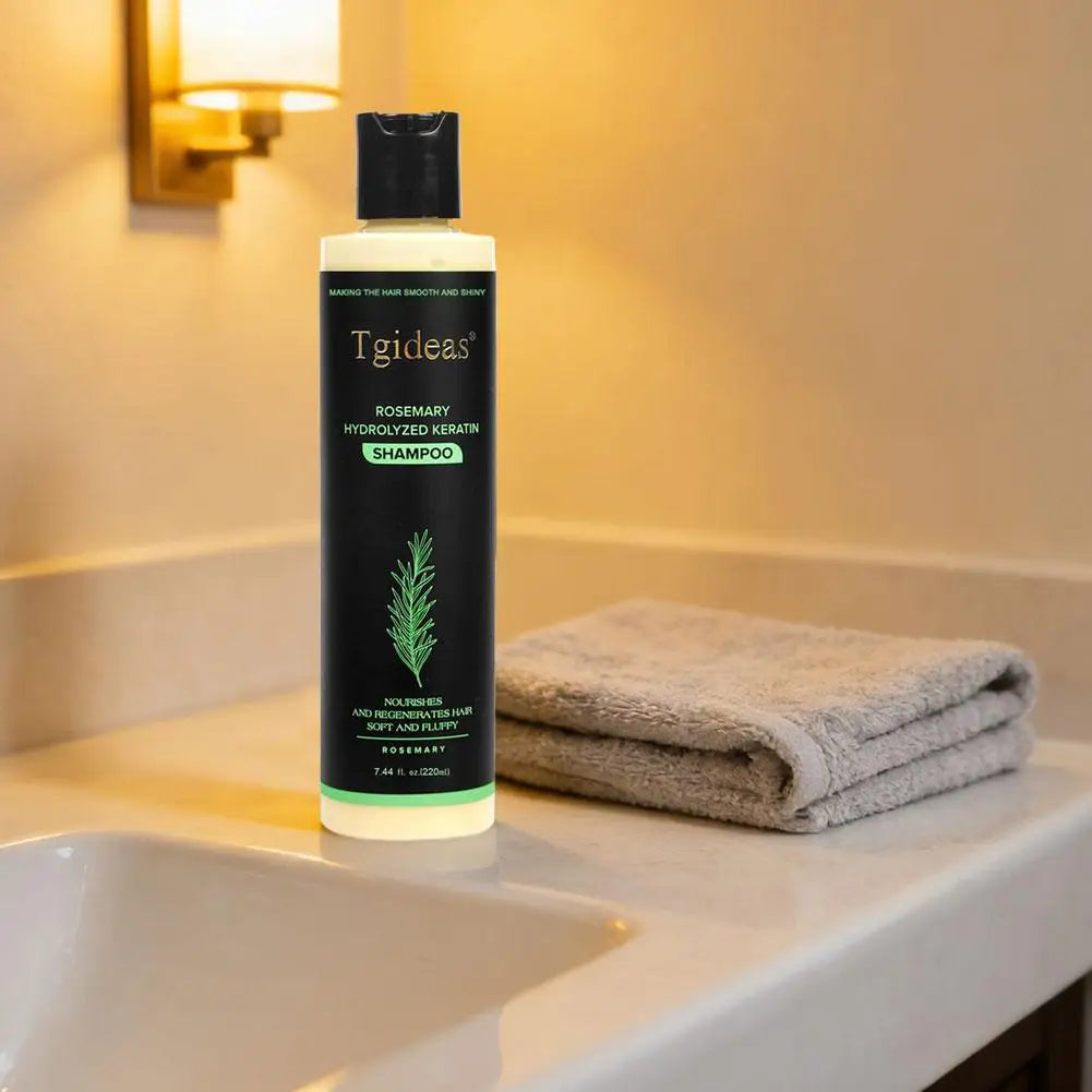 Tigdeas Rosemary Hair Shampoo Volumizing and Thickening Strengthening Oil Control Nourishes Repairs Hair Nourishing Shampoo