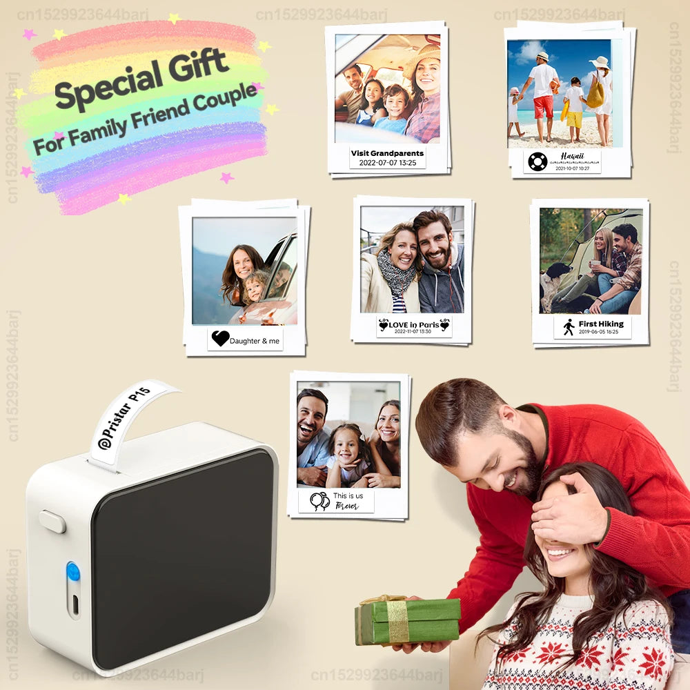 3pcs/6pcs P15 Label Printer Sticker 12*40mm Label Tape Thermal Label Paper Compatible Phomemo D30 Q30 Marklife P15 P12 Labeller