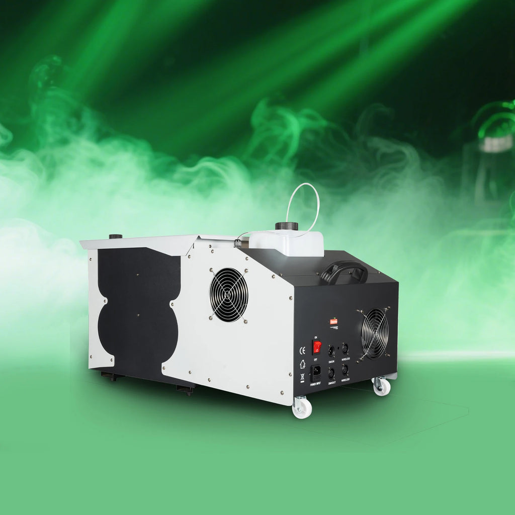 3000W 2L/67.63oz Fog Sprayer Stage Show Effect Ice Fog Producer Stage Fog Machine, Low Lying Smoking  for Creating Exciting Visual Effects Remote Control