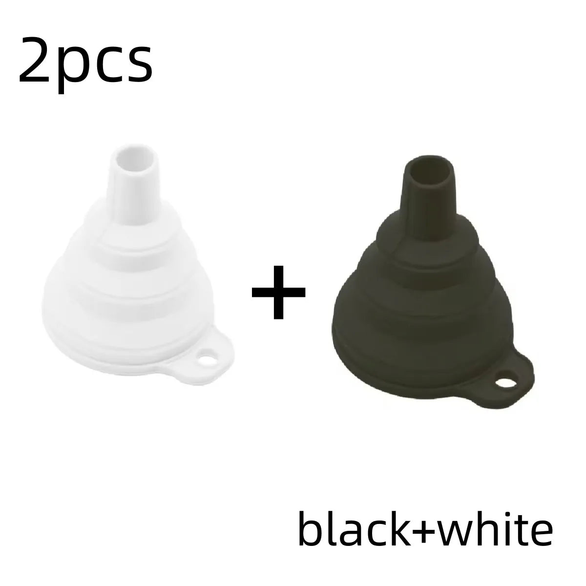 Silicone Collapsible Funnel, Foldable Funnels For Water Liquid Oil, Kitchen Gadgets Accessories, Kitchen Utensils, Apartment Ess