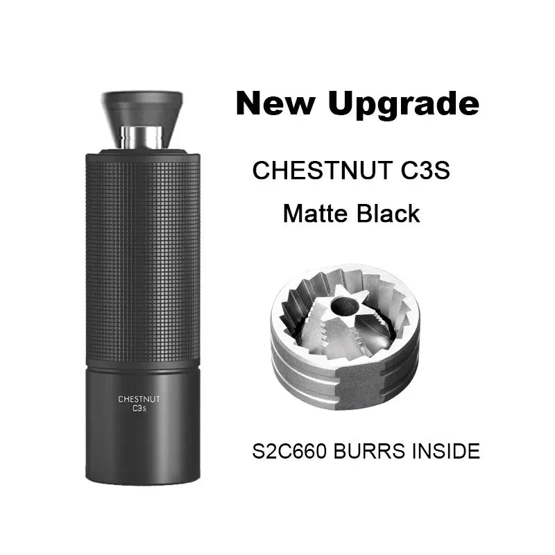 TIMEMORE Chestnut C2 C3 Manual Coffee Grinder S2C Burr Inside High Quality Portable Hand Grinder with Dual Bearing Positioning