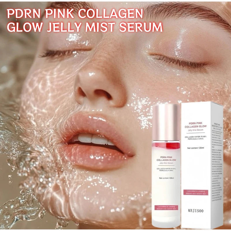 PDRN Hydrating Essence Mist Toner Brightening Revitalizing Women Facial Spray Moisturizer Plant Extract Daily Face Glow Care