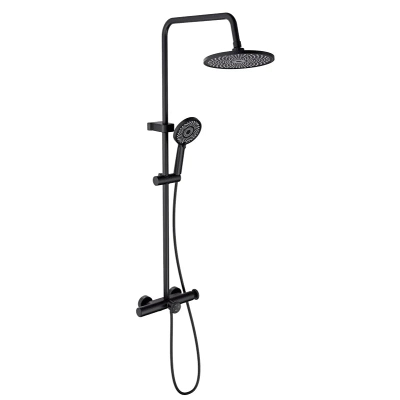 Four Outlet Shower Set Bathroom Luxury Shower System Hot Cold Mixer Valve Shower Faucet Full Set Bathtub Tap Shower Head