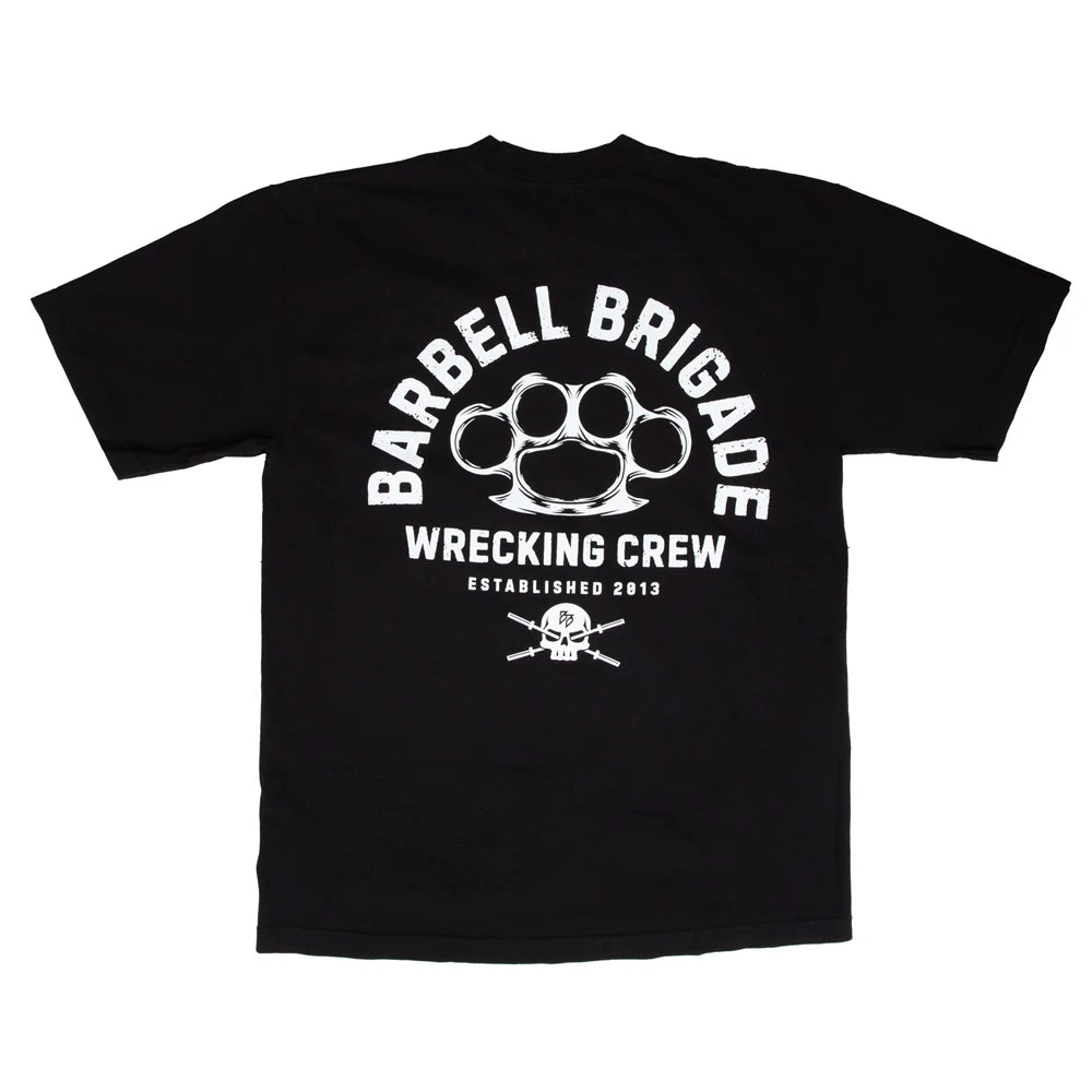 Clearance Sale BARBELL Men Running Sport Cotton T-shirt Gym Fitness Skull Print Shirt Summer Jogging Training Tee Tops