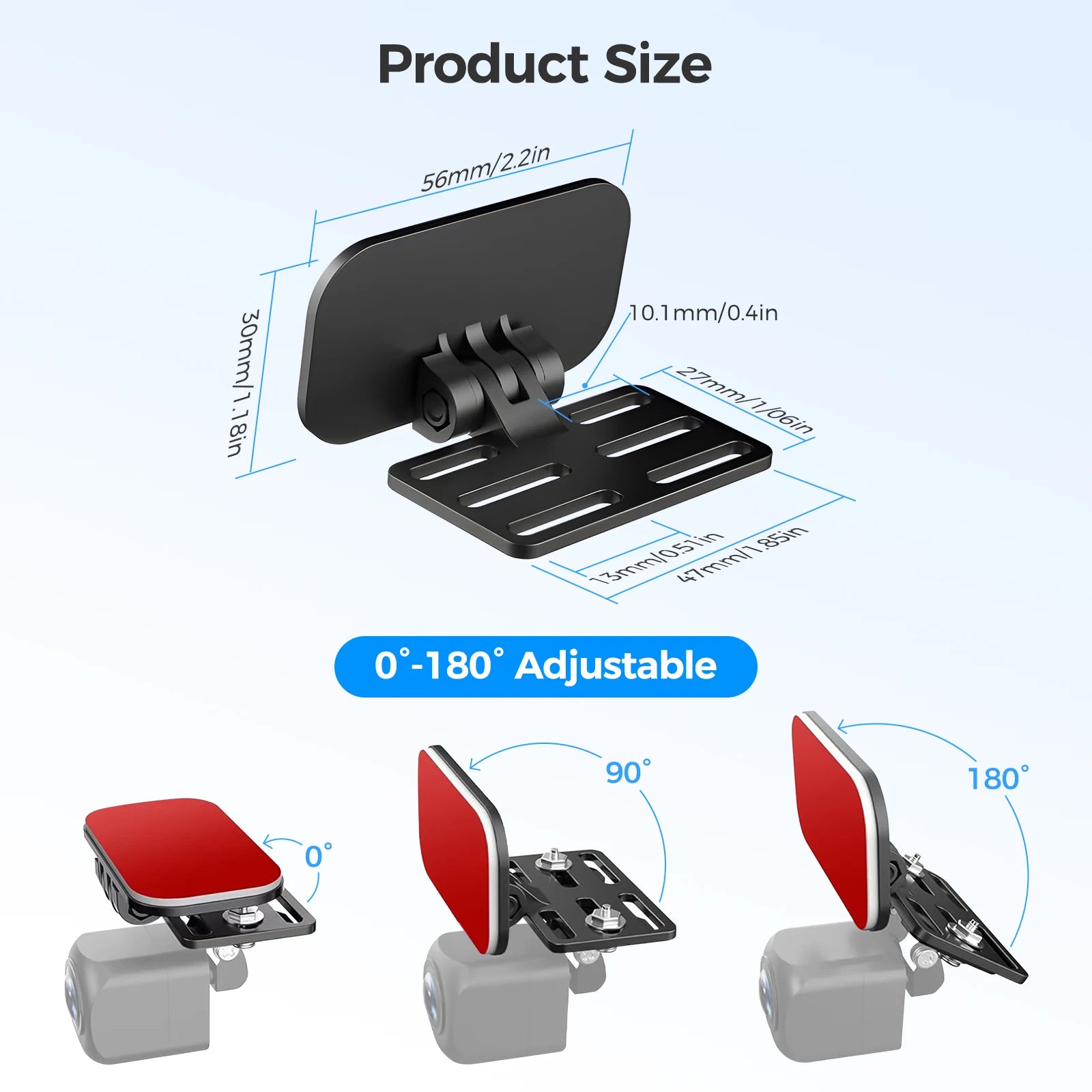 Rear Camera Holder Rear Window Bracket for Most Rear Camera Dash Cam AZDOME M550 Max/M550/M01 Max/PG17 Rear Cam for REDTIGER
