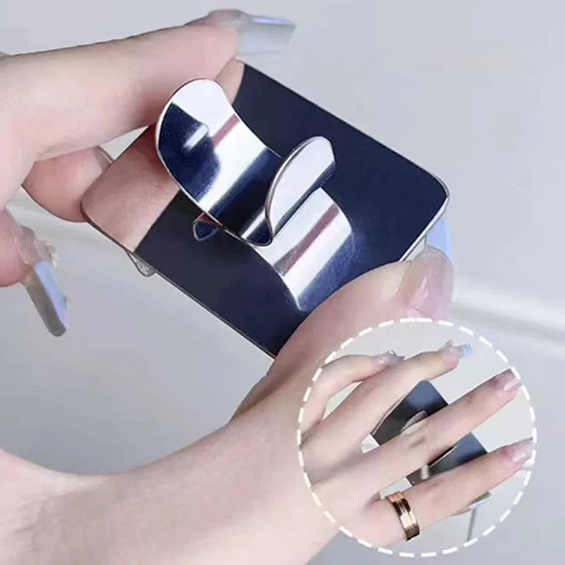 Makeup Foundation Brush Mixing Palette Stainless Steel Foundation Lipstick Eye Shadow Mixer Palette With Spatula MakeUp Tools