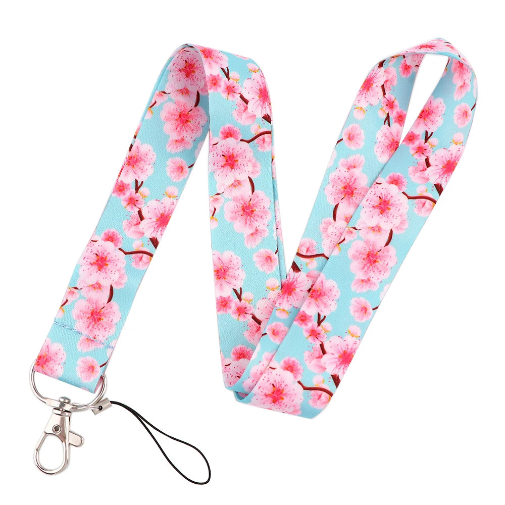 100 Designs Cute Art Lanyard for Keys Chain Badge Holder ID Credit Card Pass Hang Rope Lariat Mobile Phone Charm Accessories