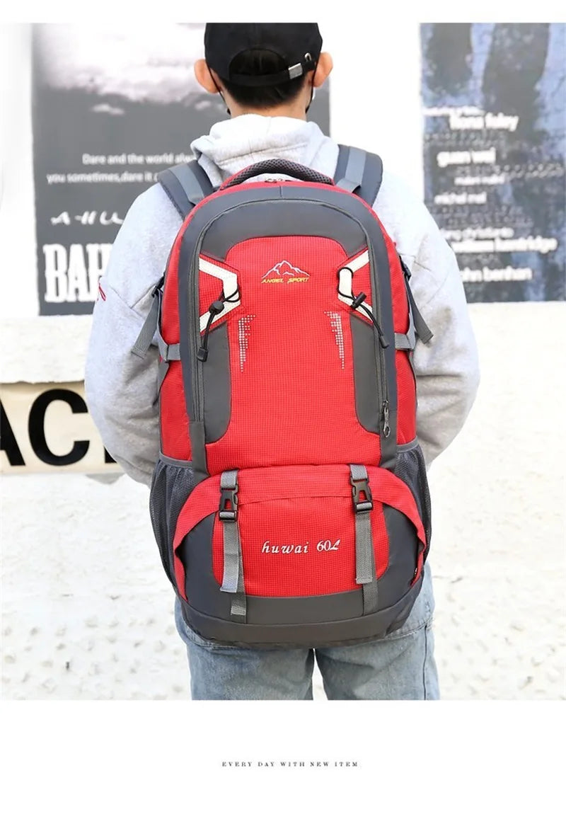 Large Capacity Travel Backpack 40l 60l Waterproof Back Pack Laptop Bag For Men Women Outdoor Travel Hiking Sports Business Trip