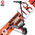 D3 Dual Motors Adult Electric Scooter 2400W Peak 39MPH Max Speed 48V20Ah Lithium Battery 50Miles Max Range 4 Riding Modes Smart APP Control Can Bluetooth Unlocking Dual Shock Absorption Oil Disc Brakes 10-inch Tubeless Tires