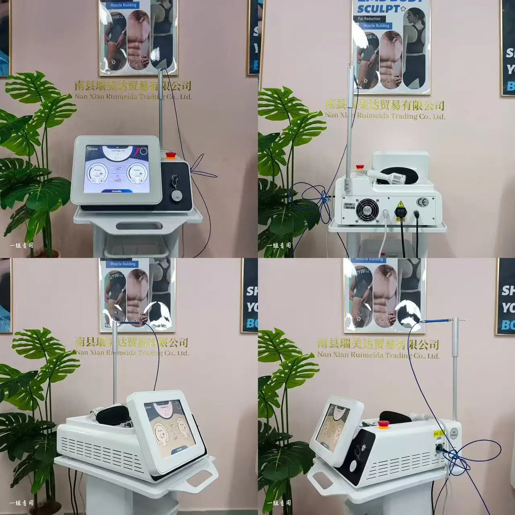 MYOSLIM Multifunctional Dual Wavelength Fiber Machine 980nm 1470nm Face Lift Body Shaping Skin Renew Device for Beauty Salons